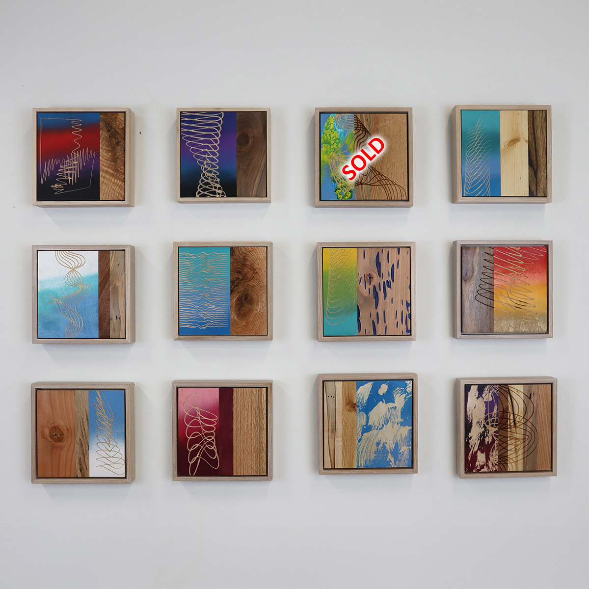 Offcut Paintings (Compositions 1-12)